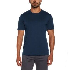 Banana Republic Men's XXL Luxe Touch Performance Tee 100% Cotton Blue Knit NWT